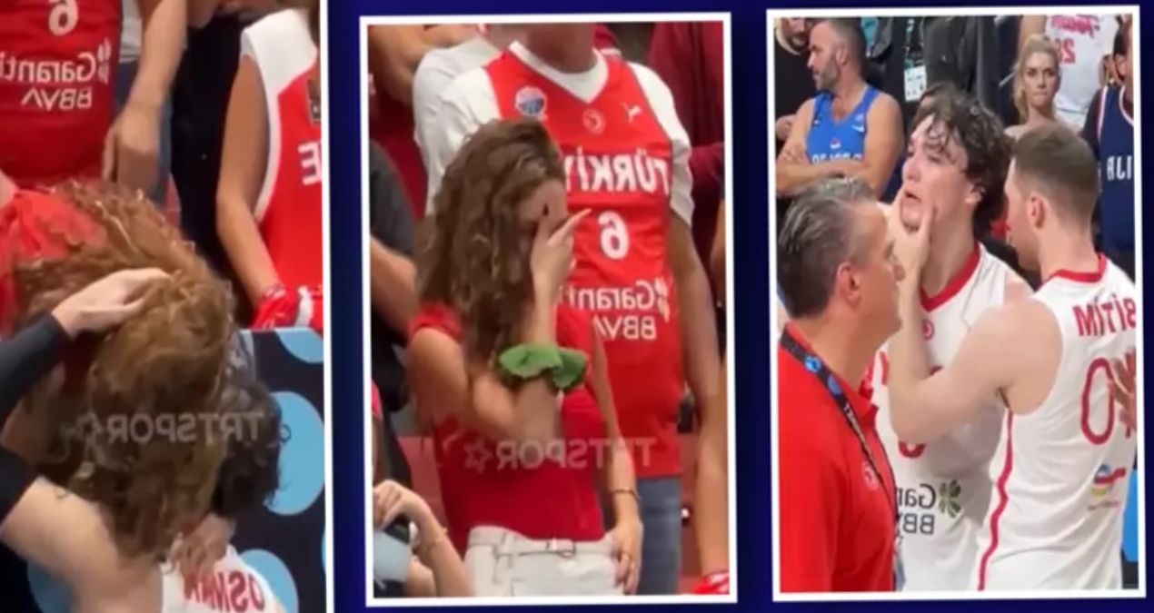 Cedi Osman ve eşi Ebru Şahin’in duygusal anları gündem oldu