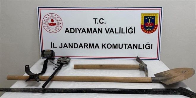 Adıyaman’da define avcılarına suçüstü