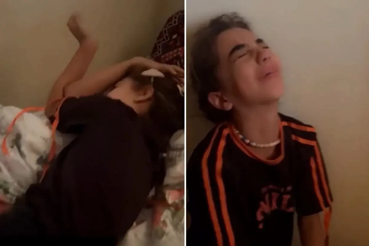 Ateşkes haberiyle uyanan Filistinli çocuk, göz yaşlarını tutamadı!