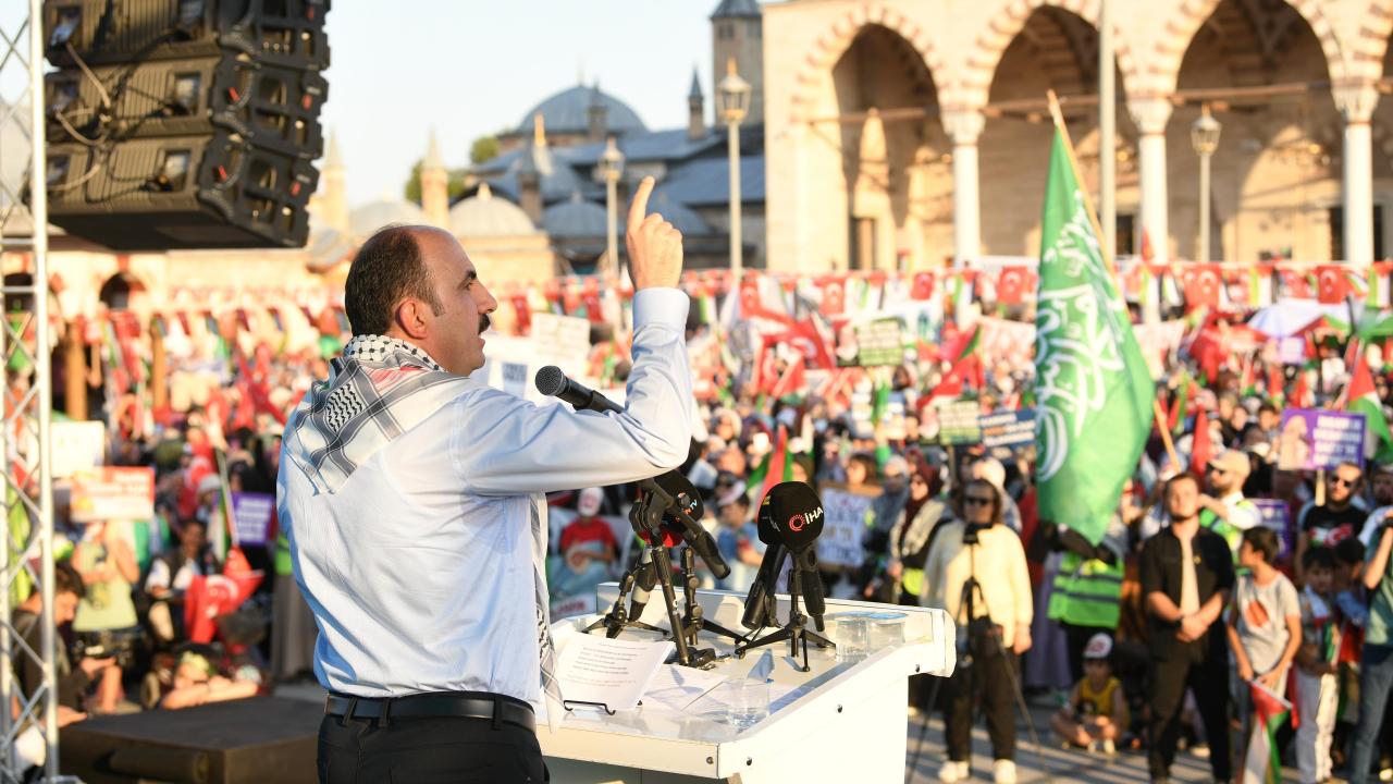 Başkan Altay Gazze’deki soykırımın yıl dönümünde tüm Konyalıları yürüyüşe davet etti