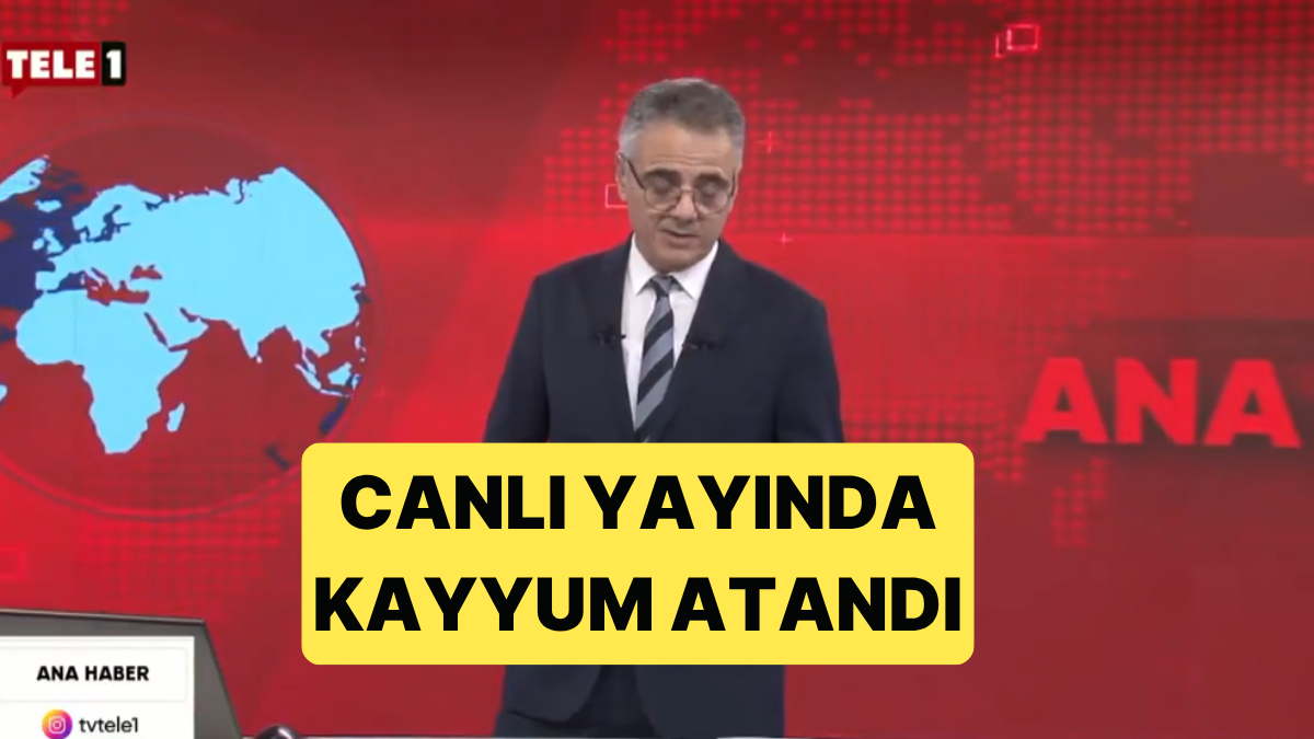 TELE1 Kanalına Ana Haber Bülteni Esnasında Kayyum Atandı, Yayın Yarıda Kesildi