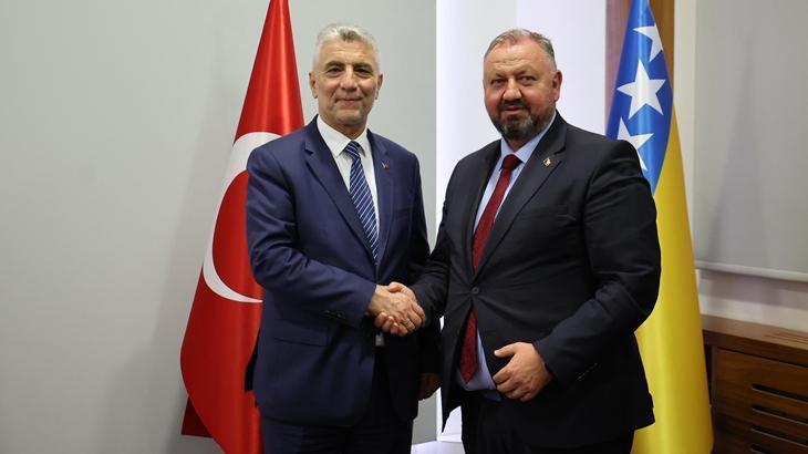 Bakan Bolat, Bosna Hersek Zenica-Doboj Kantonu Ekonomi Bakanı Sibonjic ile görüştü