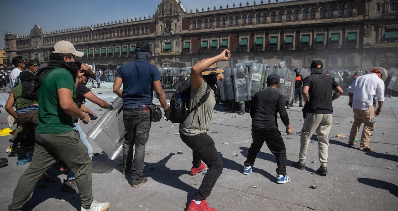 Meksika’da hükümet karşıtı gösteri