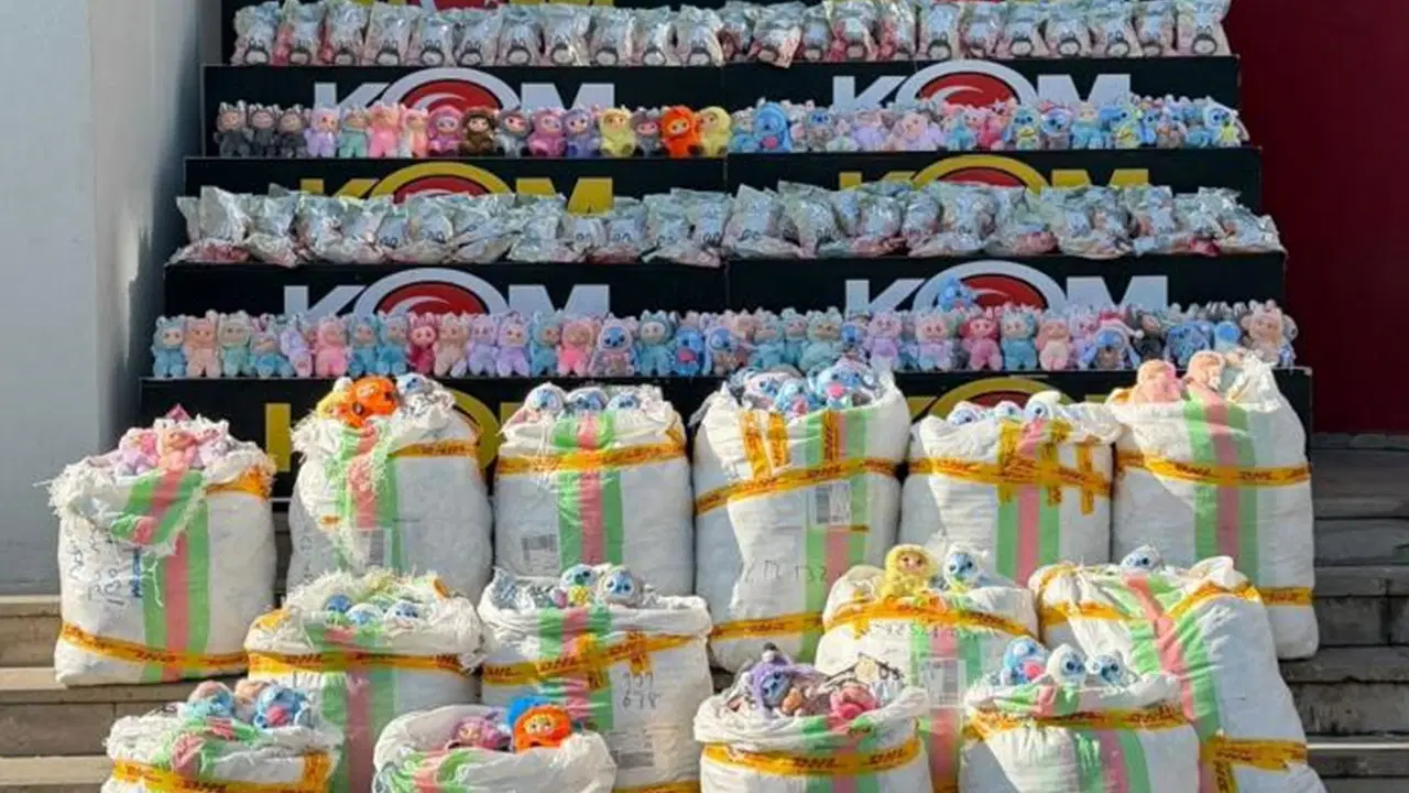 Piyasa değeri 2 milyon TL… Labubu oyuncaklar ele geçirildi!