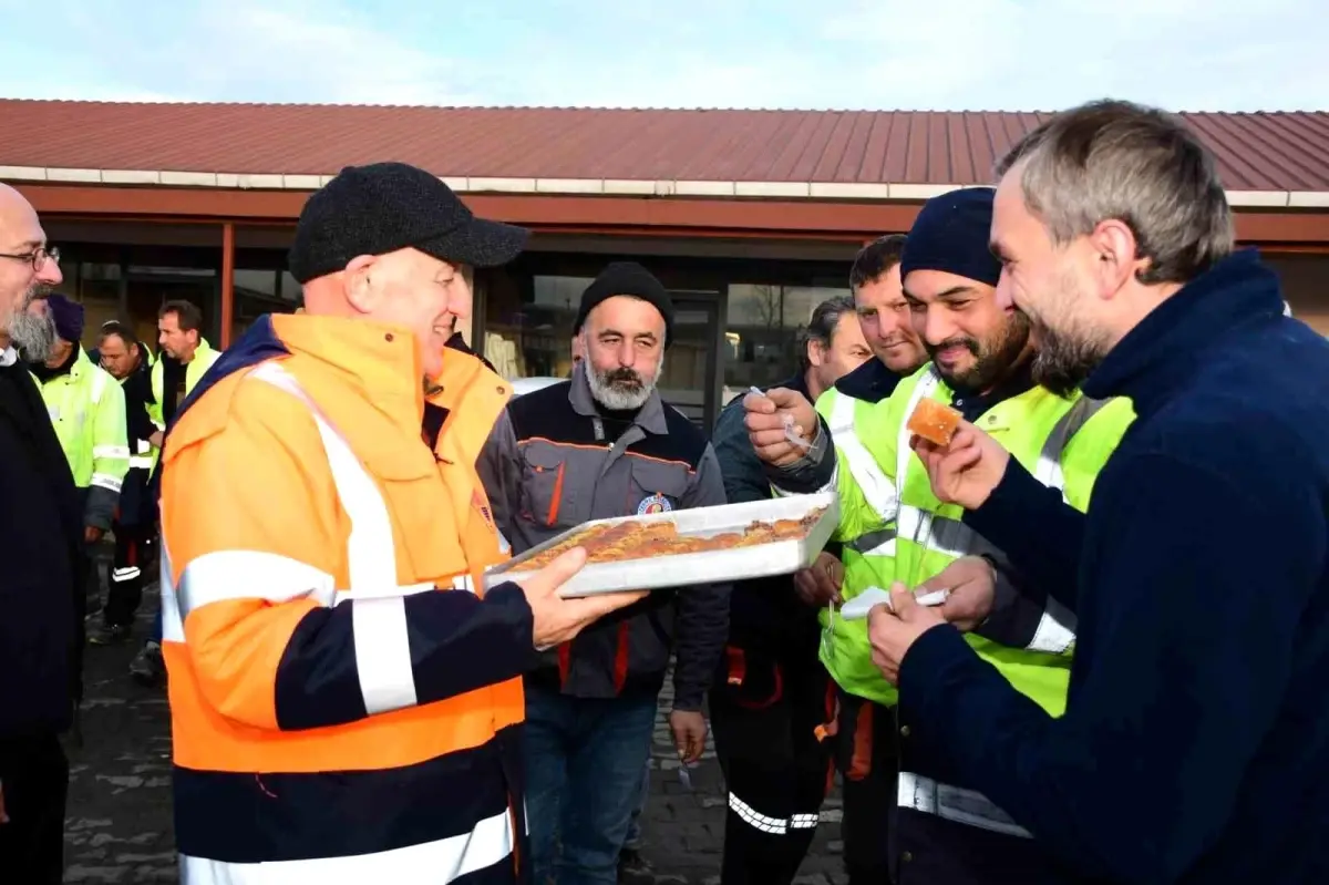 Saha kahramanlarına tatlı sürpriz